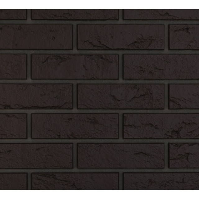 Фасадная панель ПВХ FineBer (Файнбир) Дачный Кирпич Баварский темно-коричневый